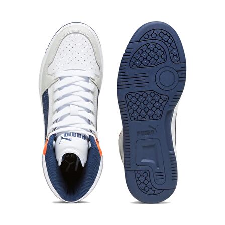 Puma 370486 Rebound Layup SL Jr Spor Ayakkabı Beyaz-Mavi