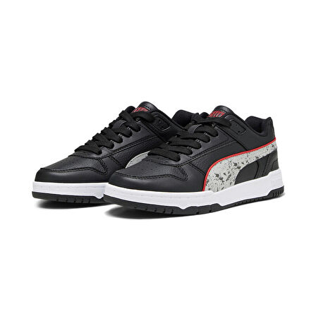 Puma RBD Game Low Graffiti JR Erkek Çocuk Siyah Sneaker