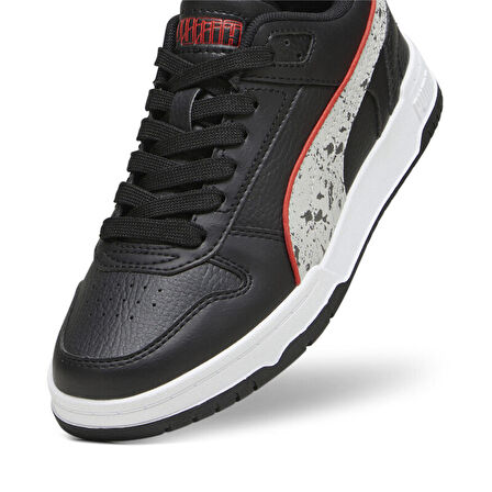 Puma RBD Game Low Graffiti JR Erkek Çocuk Siyah Sneaker