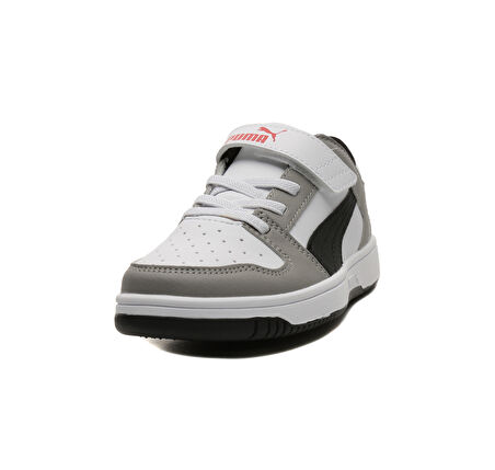 370492-20 Puma Pm Rebound Layup Lo Sl V Ps çocuk Spor Ayakkabı Beyaz