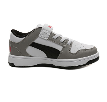 370492-20 Puma Pm Rebound Layup Lo Sl V Ps çocuk Spor Ayakkabı Beyaz