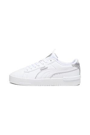 Puma Jada Renew Pop-Up Metallics Kadın Sneaker Ayakkabı Beyaz-Gümüş 36-40 