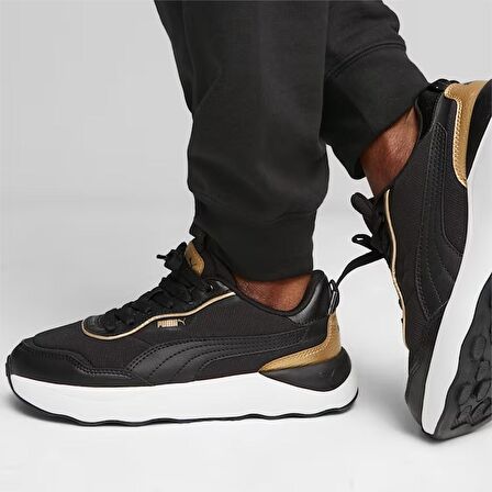 Puma Runtamed Platform Metallics Women's Sneakers Kadın Spor Ayakkabı 39337501 Siyah