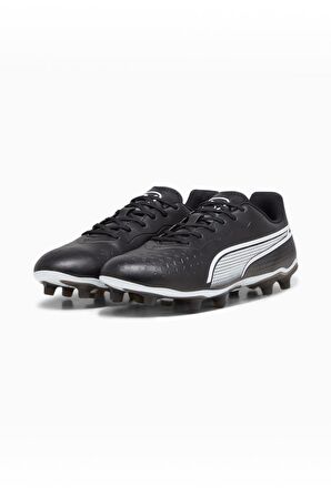 Puma 107570 01 KING MATCH FG/AG Erkek Krampon Siyah Beyaz 40-45 