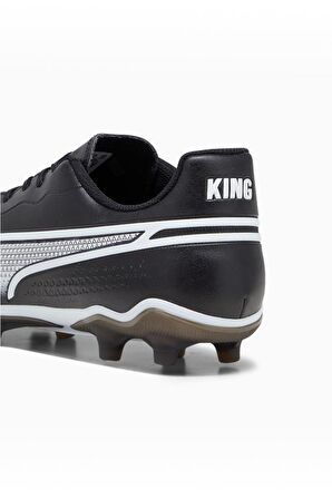 Puma 107570 01 KING MATCH FG/AG Erkek Krampon Siyah Beyaz 40-45 