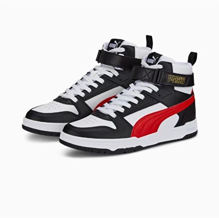 Puma RBD Game - Erkek White-Red-Black Bilekli Spor Ayakkabı - 385839 05