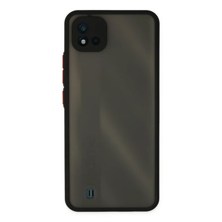 Realme C11 2021 Kılıf Montreal Silikon Kapak - Siyah