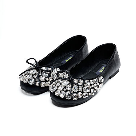 Taş Aksesuarlı Kadın Babet 