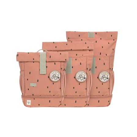 Lassig Happy Prints Mini Rolltop Sırt Çantası Caramel