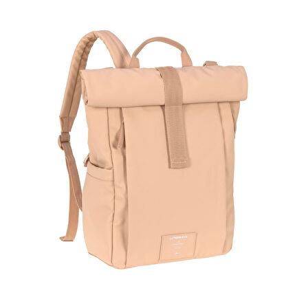 Lassig Rolltop Up Bebek Bakım Sırt Çantası Peach Rose
