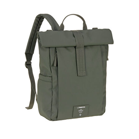Lassig Rolltop Up Bebek Bakım Sırt Çantası Olive