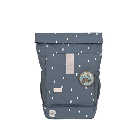Lassig Happy Prints Mini Rolltop Sırt Çantası Midnight Blue