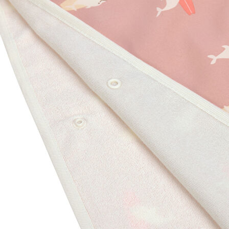 Lassig Dolphin UV Korumalı Plaj Çocuk Panço Peach