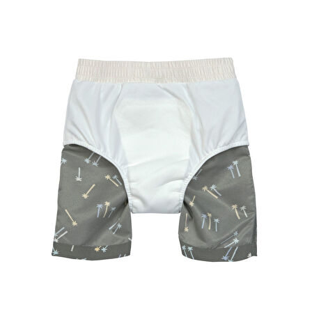 Lassig Palms UV Korumalı Mayo Şort Deep Olive