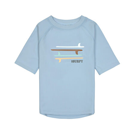 Lassig Surfboards UV Korumalı Kısa Kollu Mayo Tişört Sky Blue