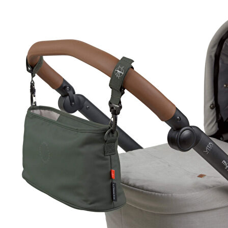Lassig Buggy Bebek Arabası Organizer Çanta Dark Olive