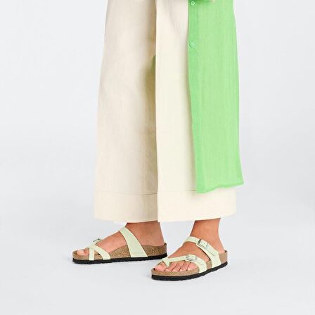 Birkenstock 1026589 Mayari NU Faded Lime Kadın Terlik