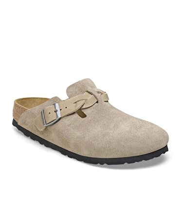 Birkenstock BOSTON VL BRAIDED Bej Kadın Terlik