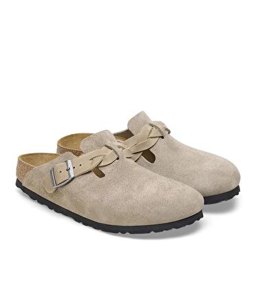 Birkenstock BOSTON VL BRAIDED Bej Kadın Terlik