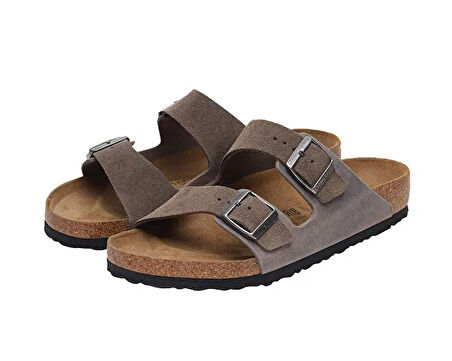 Birkenstock Arizona Vl Leoi Erkek Terliği 1029167-20089 Gri