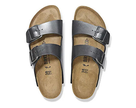Birkenstock Arizona Bf Metallic Kadın Terliği 1029224-20026 Gri