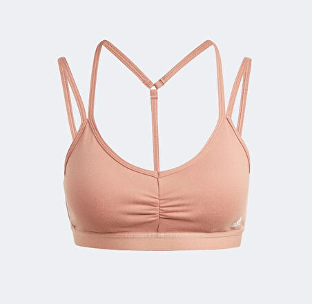 adidas Yoga Essentials Light-Support Kadın Bej Antrenman Bra