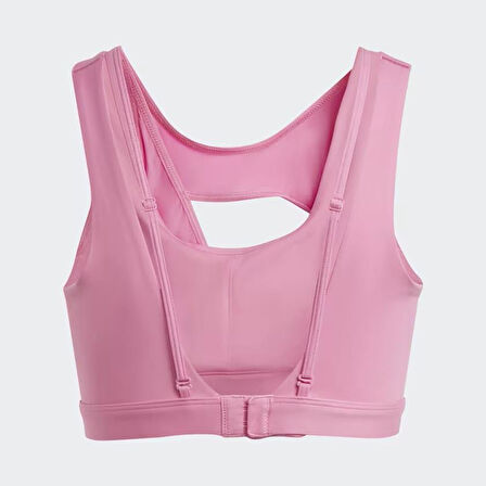 Adidas IC6906 Powerimpact Luxe Medium Pembe Sporcu Sütyeni