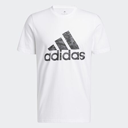 adidas Bisiklet Yaka Düz Beyaz Erkek T-Shirt HA7212 M CAMO G T