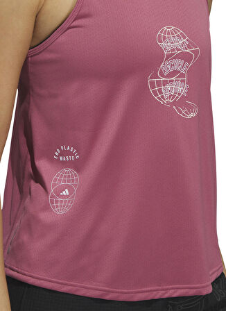 adidas Pembe Kadın Yuvarlak Yaka Atlet  HZ6006 RFTO TANK W