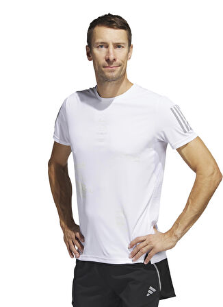 adidas Beyaz Erkek Bisiklet Yaka T-Shirt  IC0215 RFTO TEE M