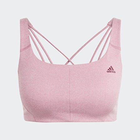 Adidas HR9669 CoreFlow Running Medium Pedli Spor Bra Pembe