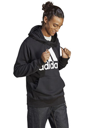 adidas Kapüşon Yaka Siyah Erkek Sweatshırt IC9363 M BL FT HD
