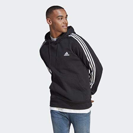 adidas Essentials Erkek Siyah Sweatshirt (IC0435)