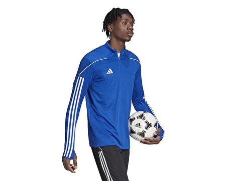 adidas Tıro23 L Tr Top Erkek Futbol Antrenman Üstü HS0328 Mavi