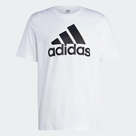 adidas Bisiklet Yaka Düz Beyaz Erkek T-Shirt IC9349 M BL SJ T