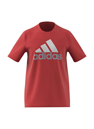 adidas Bisiklet Yaka Düz Kırmızı Erkek T-Shirt IC9358 M BL SJ T