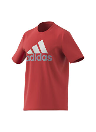 adidas Bisiklet Yaka Düz Kırmızı Erkek T-Shirt IC9358 M BL SJ T