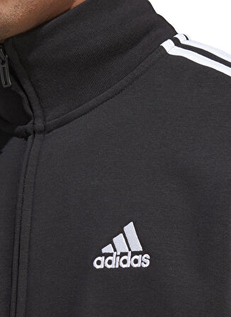 adidas Düz Siyah Erkek Sweat Takım IC6766 M 3S FT TT TS