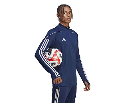 adidas Tiro23 L Tr Top Erkek Futbol Uzun Kollu Antrenman Üstü HS7229 Lacivert
