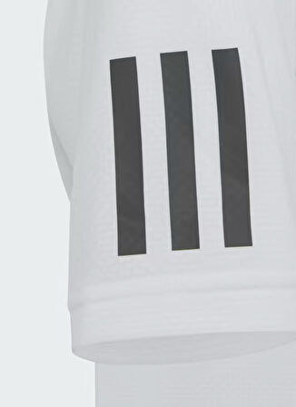 adidas Beyaz Kız Çocuk Bisiklet Yaka Kısa Kollu Düz T-Shirt HS0551 G CLUB TEE