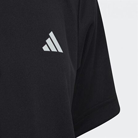 adidas B Tennis Club 3-Stripes Tee Erkek Çocuk Tişört Siyah HR4229