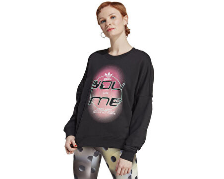adidas Always Sweat Shirt Kadın Günlük Sweatshirts IC1521 Siyah