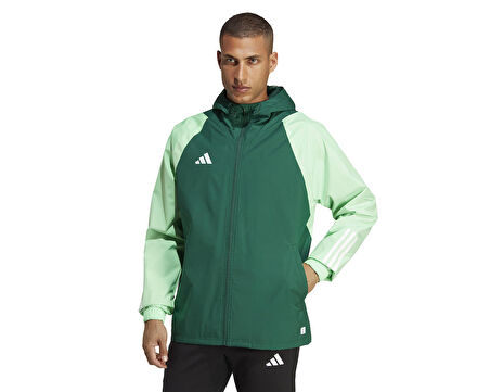 adidas Tiro23 C Aw Jk Erkek Futbol Yağmurluk IC4570 Yeşil