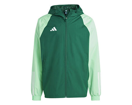 adidas Tiro23 C Aw Jk Erkek Futbol Yağmurluk IC4570 Yeşil
