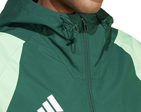 adidas Tiro23 C Aw Jk Erkek Futbol Yağmurluk IC4570 Yeşil