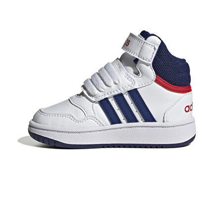GZ9650-B adidas Hoops Mıd 3.0 Ac I Bebek Spor Ayakkabı Beyaz