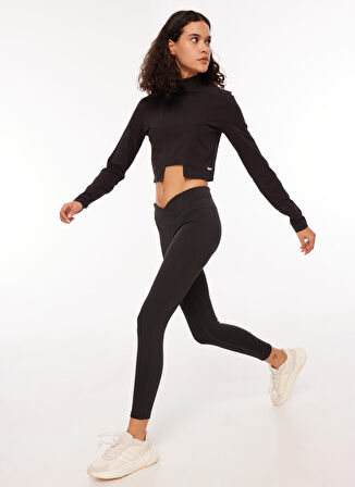 Reebok Siyah Kadın Tayt HT4937 WOR Basic Tight