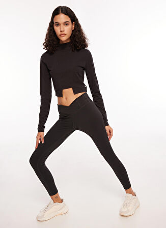 Reebok Siyah Kadın Tayt HT4937 WOR Basic Tight