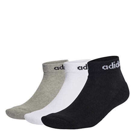 Adidas IC1304 C Lin Ankle 3P Unisex Spor Çorap