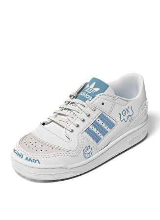 adidas Beyaz Kadın Yürüyüş Ayakkabısı HP6280-FORUM LOW C